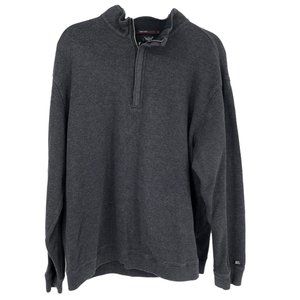 Classic Gray Cotton Sweater | Tiger Woods Collection